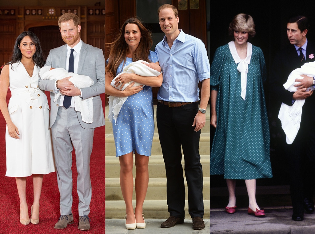 Meghan Markle, Kate Middleton, Princess Diana, Baby Debut, Fashion