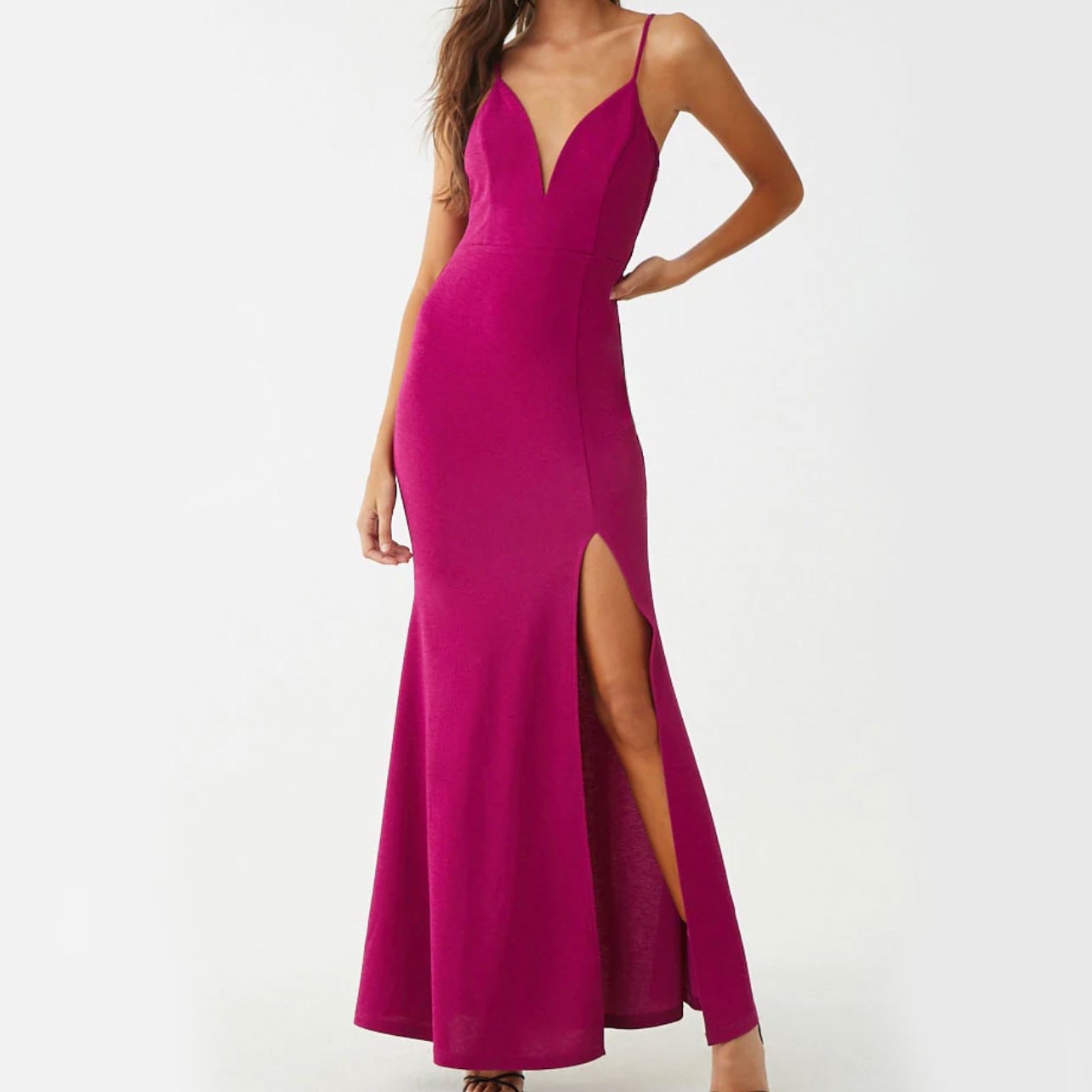 magenta dresses for wedding guest