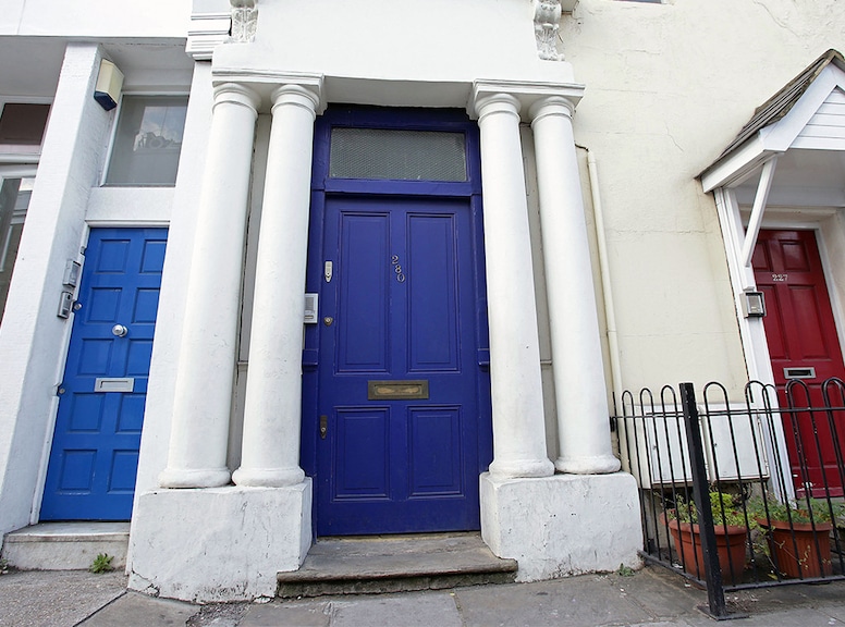 Blue Door in Notting Hill