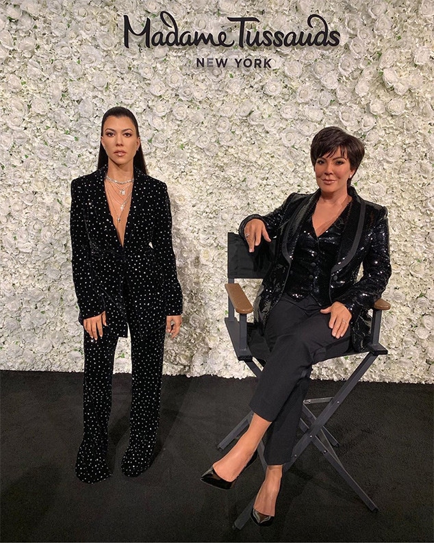 Kourtney Kardashian, Kris Jenner, Madame Tussauds, Wax Figure