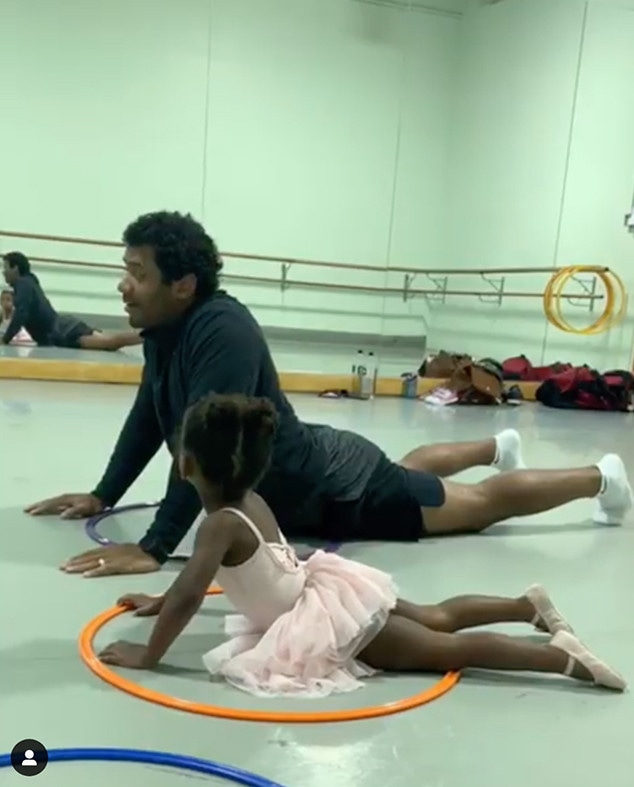 Russell Wilson, Daughter, Sienna, Ballet Class