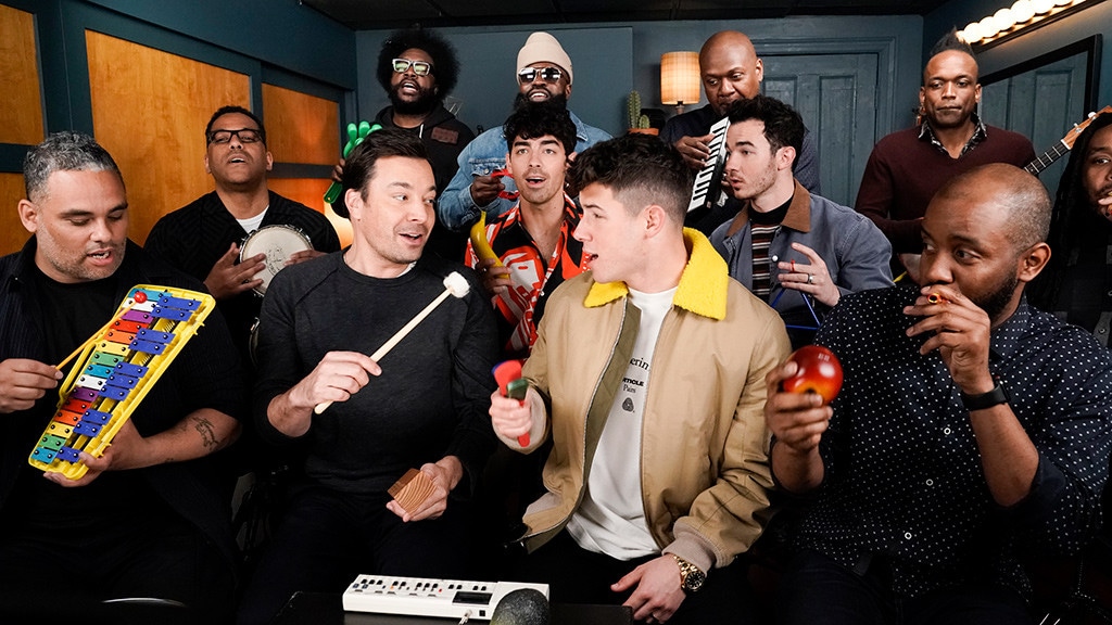 Jonas Brothers, Jimmy Fallon, The Roots