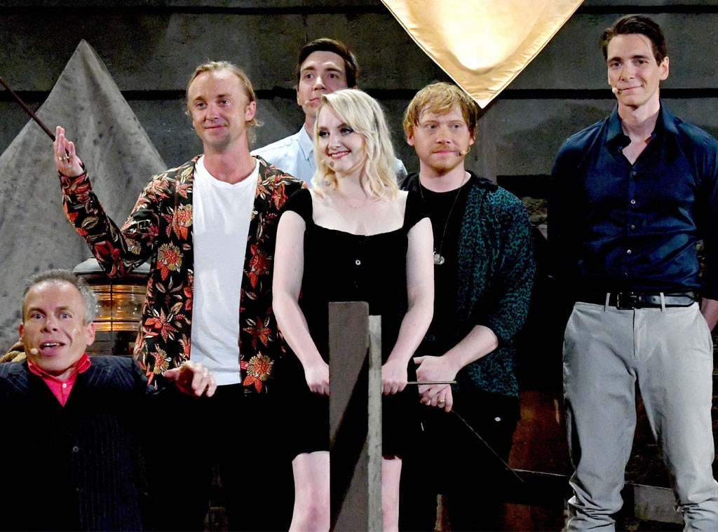 Tom Felton, Rupert Grint, Evanna Lynch Have Epic Harry Potter Reunion - E! Online