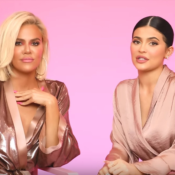 Kylie Jenner Grills Khloe Kardashian On Her First Kiss Beauty Secrets E Online 