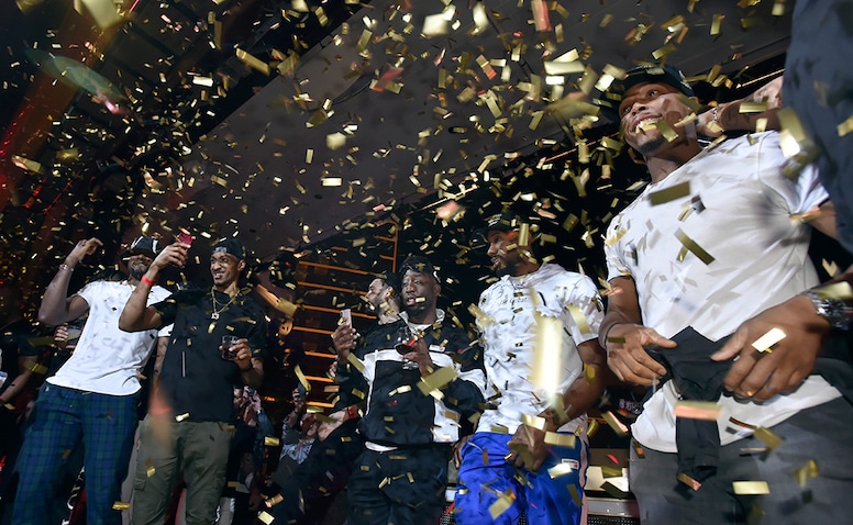 Serge Ibaka Celebrated the Toronto Raptors's Championship Win in Style