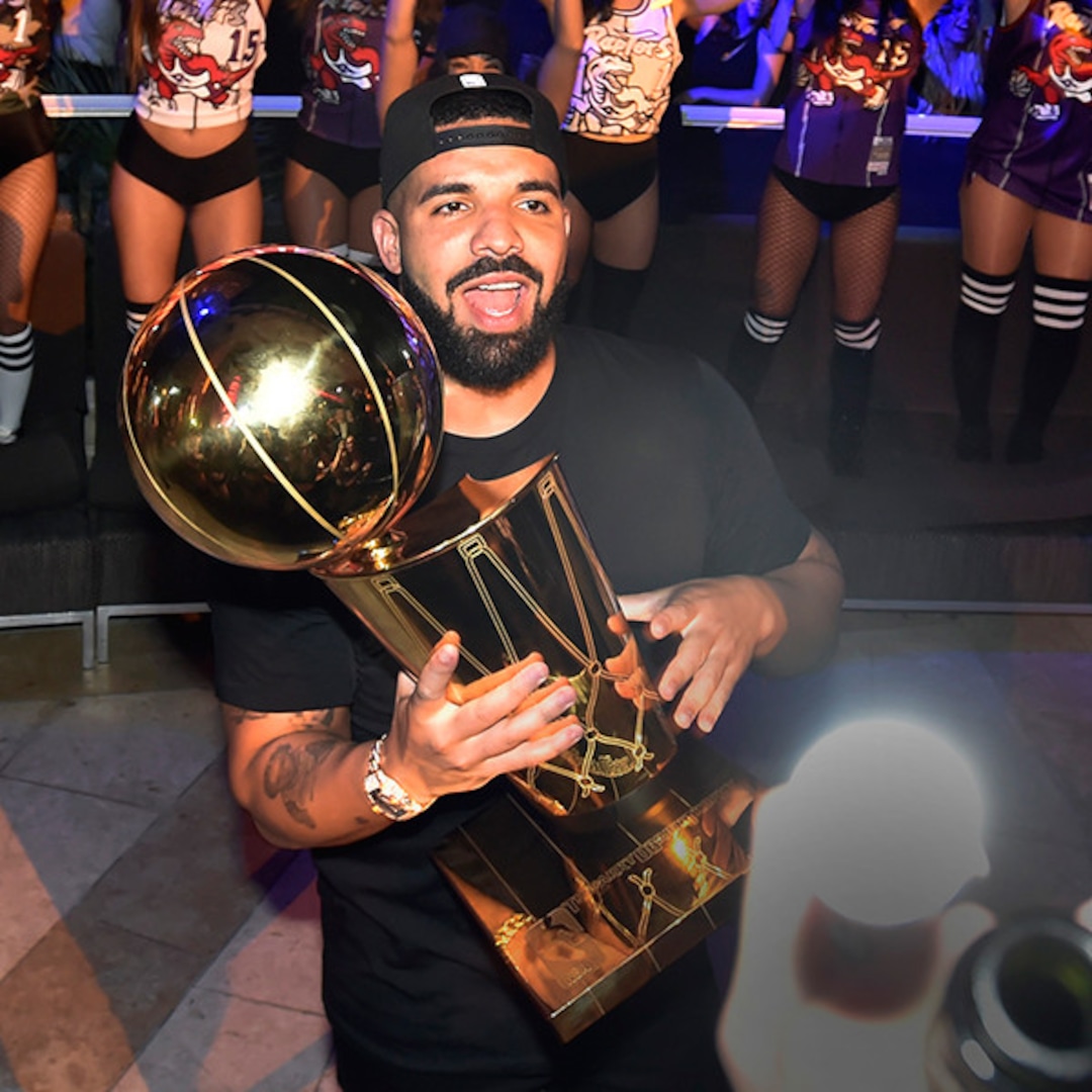 Drake Celebrates Toronto Raptors' 2019 NBA Finals Win