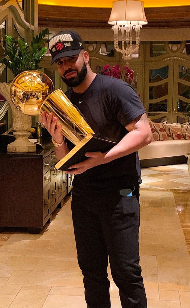 Drake, Toronto Raptors, 2019 NBA Championship Win, Party, Las Vegas