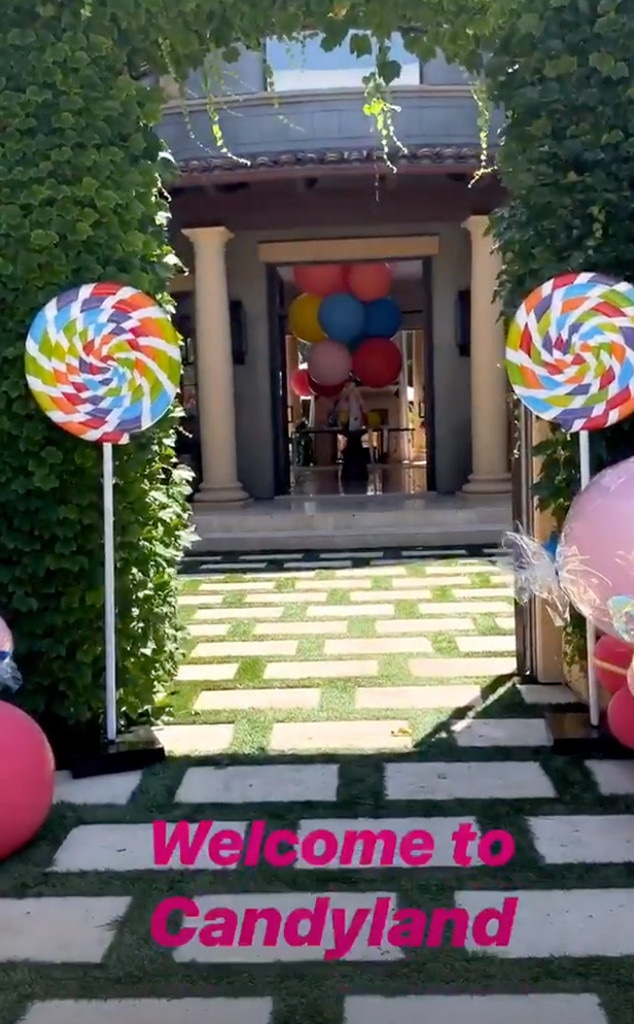 North West Penelope Disick Have A Candy Land Birthday Bash E News