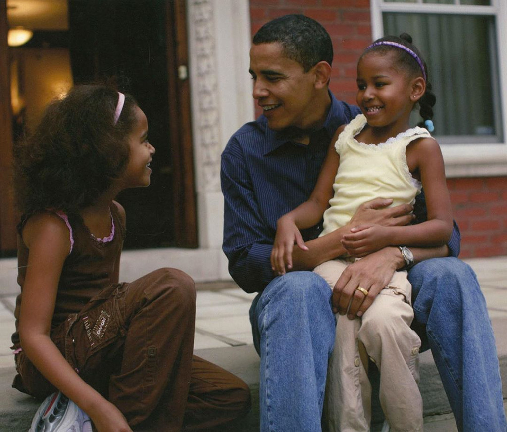 Barack Obama, Michelle Obama, Sasha Obama, Malia Obama, Father's Day 2019