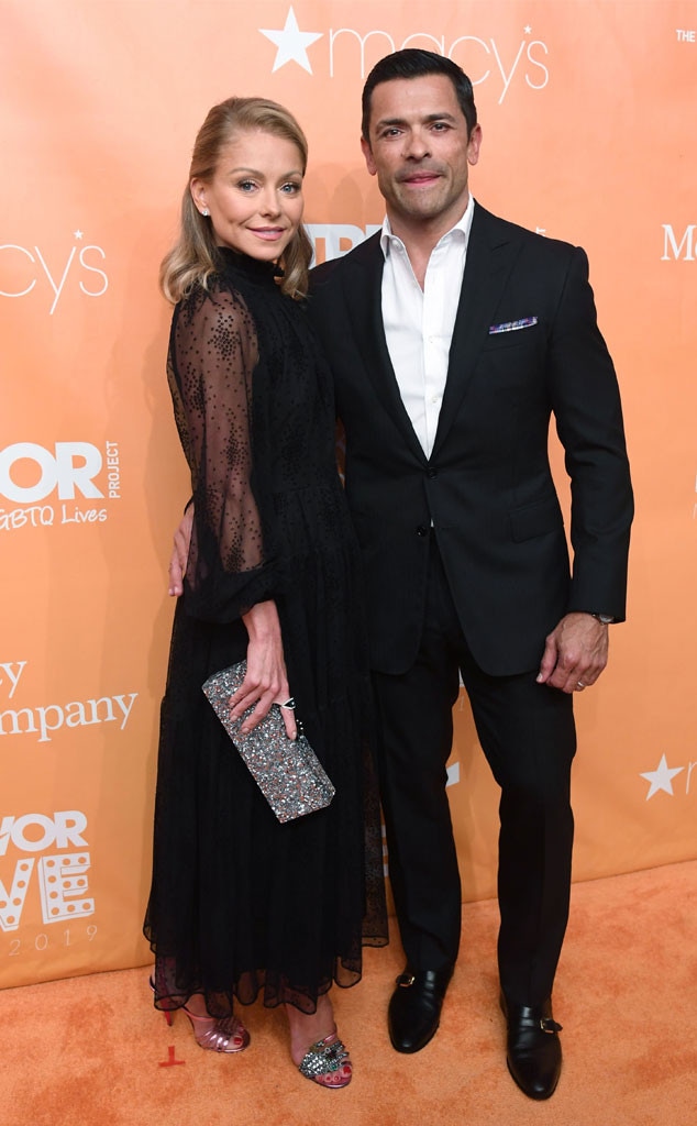 Kelly Ripa, Mark Consuelos, 2019 TrevorLIVE Gala, Arrivals