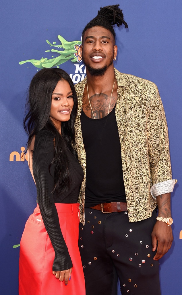 Pop of Color from Teyana Taylor and Iman Shumpert's Red Carpet Style