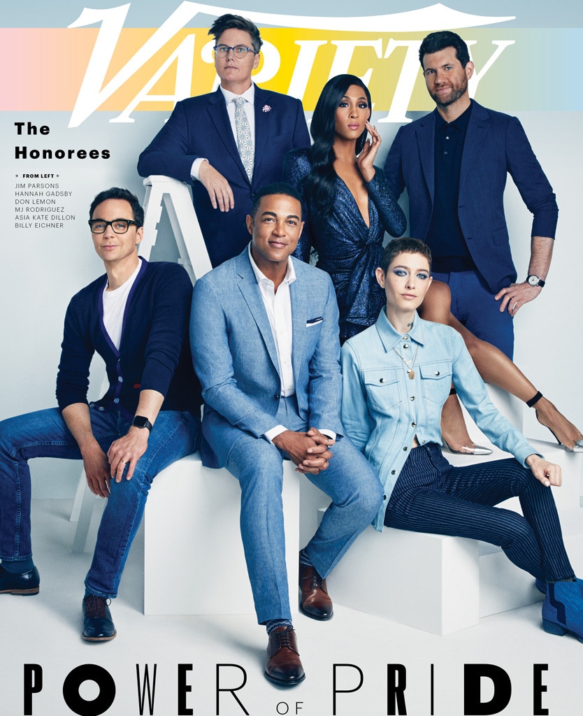 Jim Parsons, Hannah Gadsby, Billy Eichner, Don Lemon, Asia Kate Dillon, MJ Rodriguez, Variety