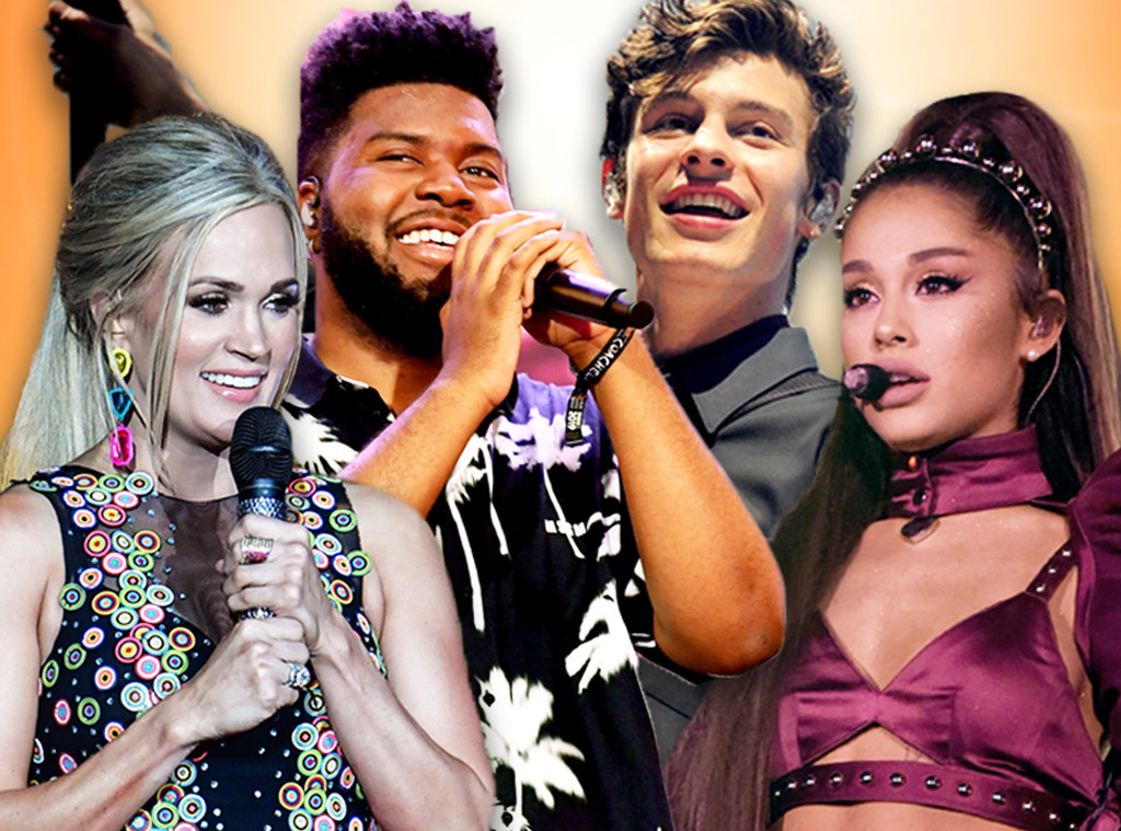 Summer Concert Poll - Ariana Grande, Khalid, Carrie Underwood, Shawn Mendes