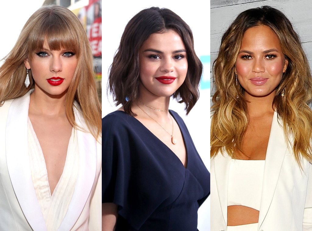 Selena Gomez, Chrissy Teigen, Taylor Swift