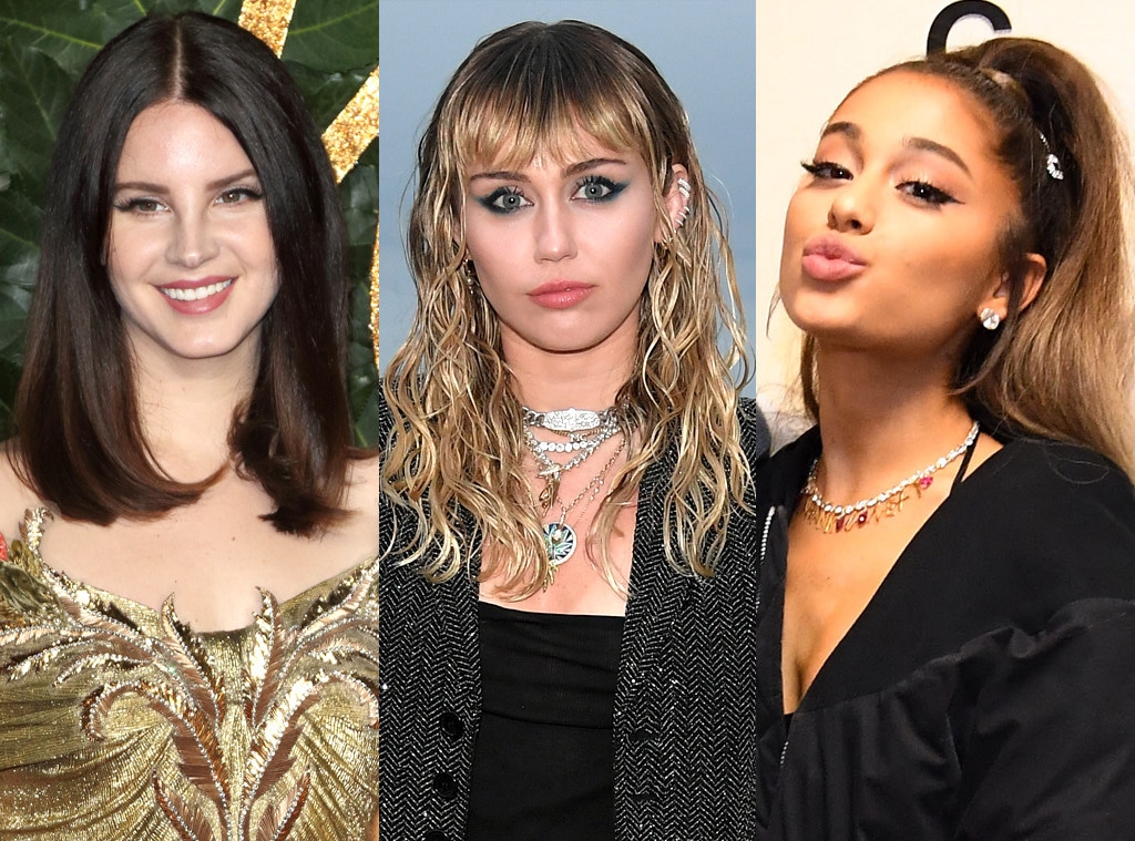 Miley Cyrus, Ariana Grande, Lana Del Rey