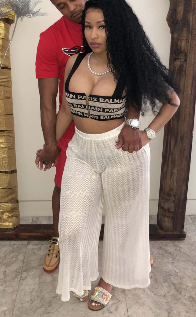 Nicki Minaj rocks two different racy looks as she poses up a storm with  husband Kenneth | Boombuzz