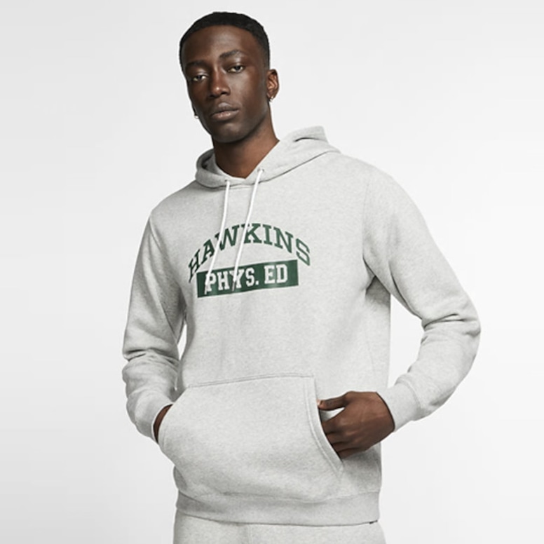 Nike x stranger things hoodie grey Clearance