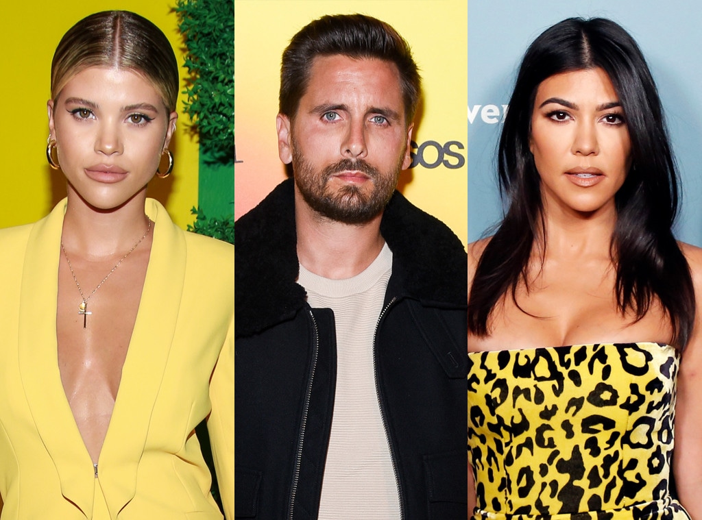 Sofia Richie, Scott Disick, Kourtney Kardashian