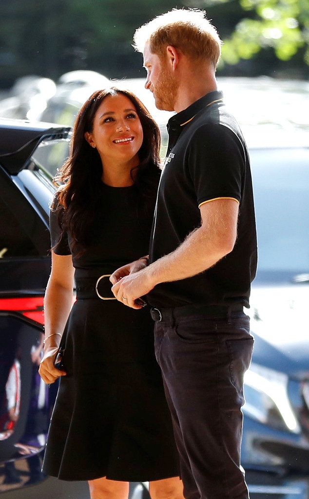 Meghan Markle, Prince Harry, Boston Red Sox vs New York Yankees Baseball Game