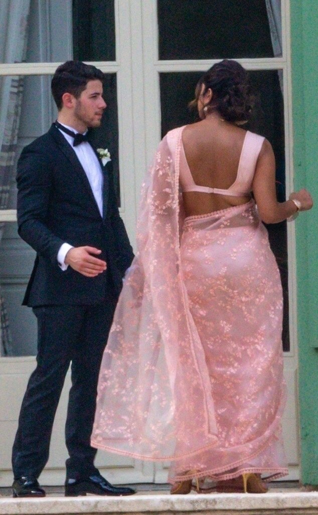 Priyanka chopra 2024 saree wedding