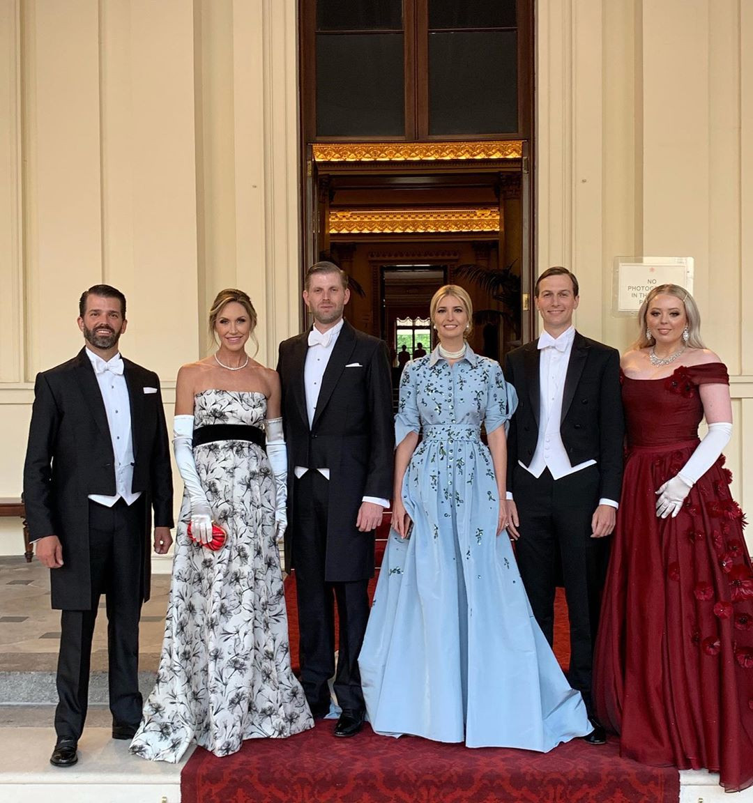 President Donald Trump S London Visit With The Royal Family See Pics E Online
