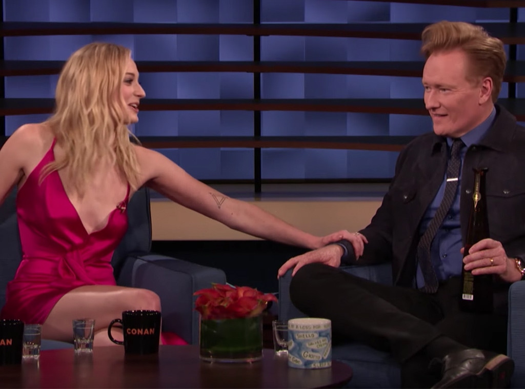 Sophie Turner, Conan O'Brien