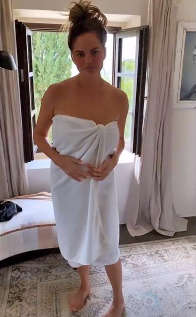 Chrissy Teigen Spoofs Four Weddings With John Legend E Online