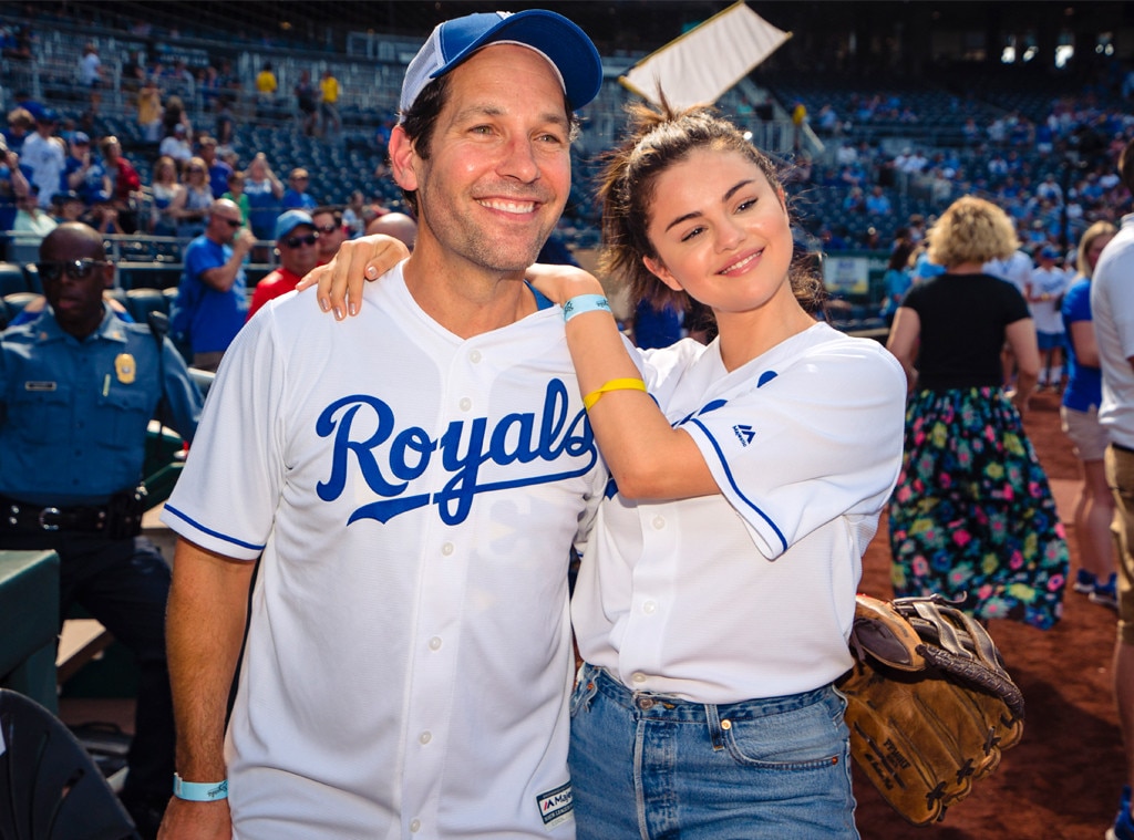 Selena Gomez and Paul Rudd from 2019 Big Slick Celebrity Weekend: Star