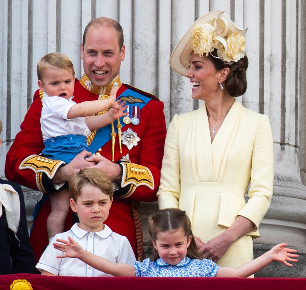 Prince Louis, Prince George, Princess Charlotte, Prince William and Kate Middleton from Royal ...