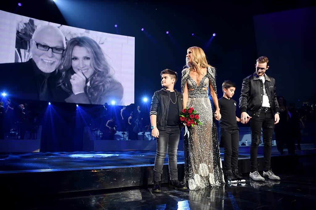 Celine Dion, Sons, Las Vegas, Rene Angelil, Tribute