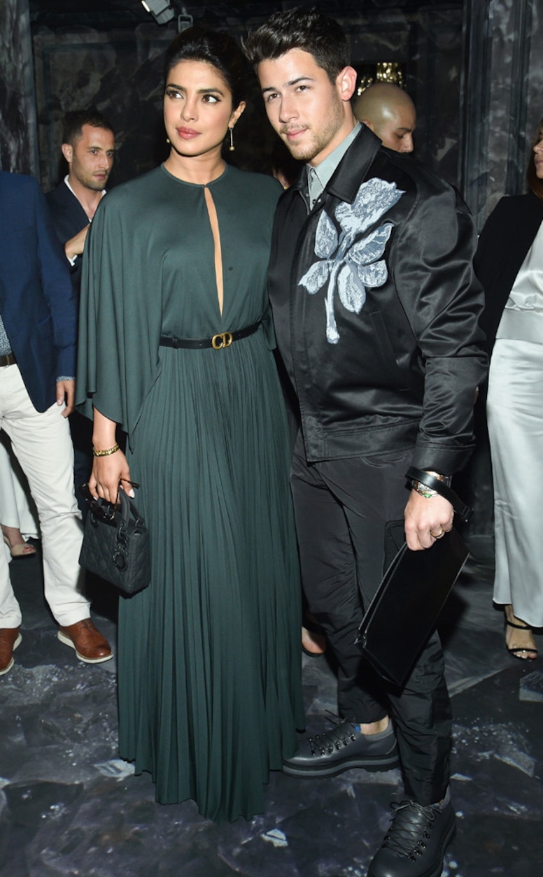 Christian Dior show - Priyanka Chopra and Nick Jonas