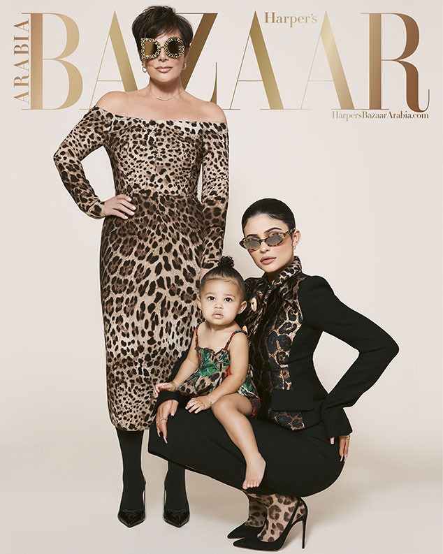 Kylie Jenner, Kris Jenner, Harper's Bazaar Arabia, July/August 2019