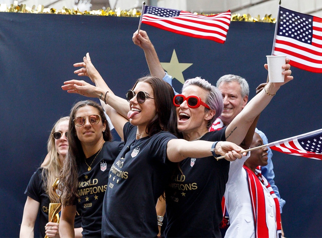 Alex Morgan, Megan Rapinoe, U.S. Womens Soccer Team, Ticker Tape Parade