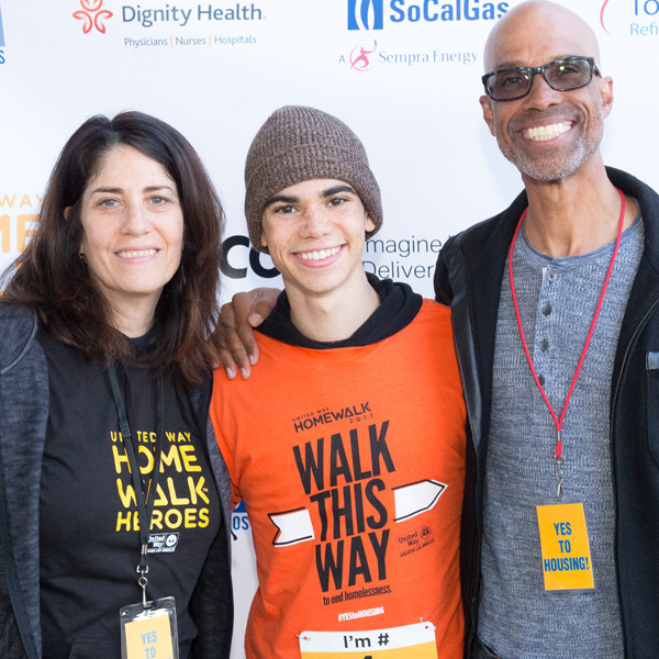 Libby Boyce, Actor Cameron Boyce, and Victor Boyce