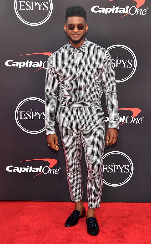 Usher from ESPYS 2019 Red Carpet Fashion | E! News