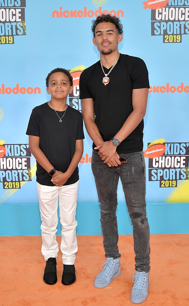 Trae Young, Timothy Young from Nickelodeon Kids' Choice Sports Awards ...