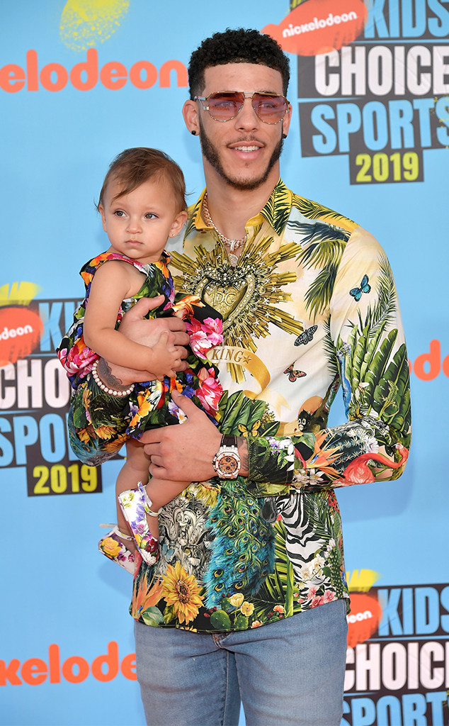 Lonzo Ball, Zoey Christina Ball from Nickelodeon Kids' Choice Sports ...