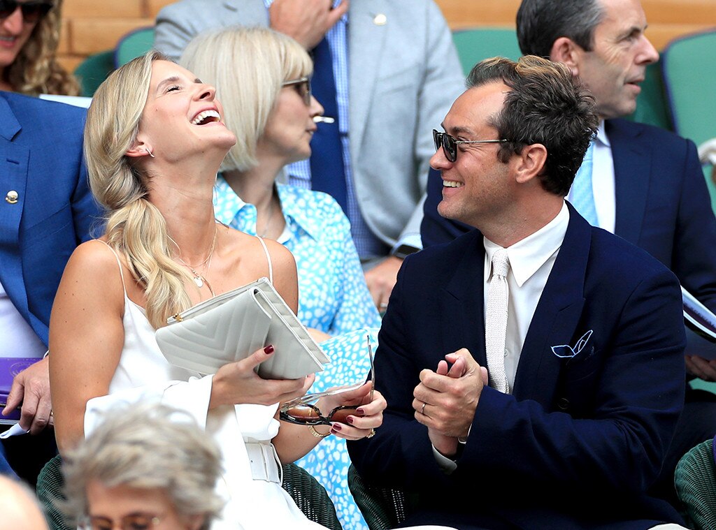 Jude Law, Phillipa, Wimbledon star sightings