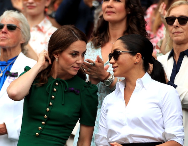 Duchess Chat from Meghan Markle and Kate Middleton at Wimbledon 2019 ...