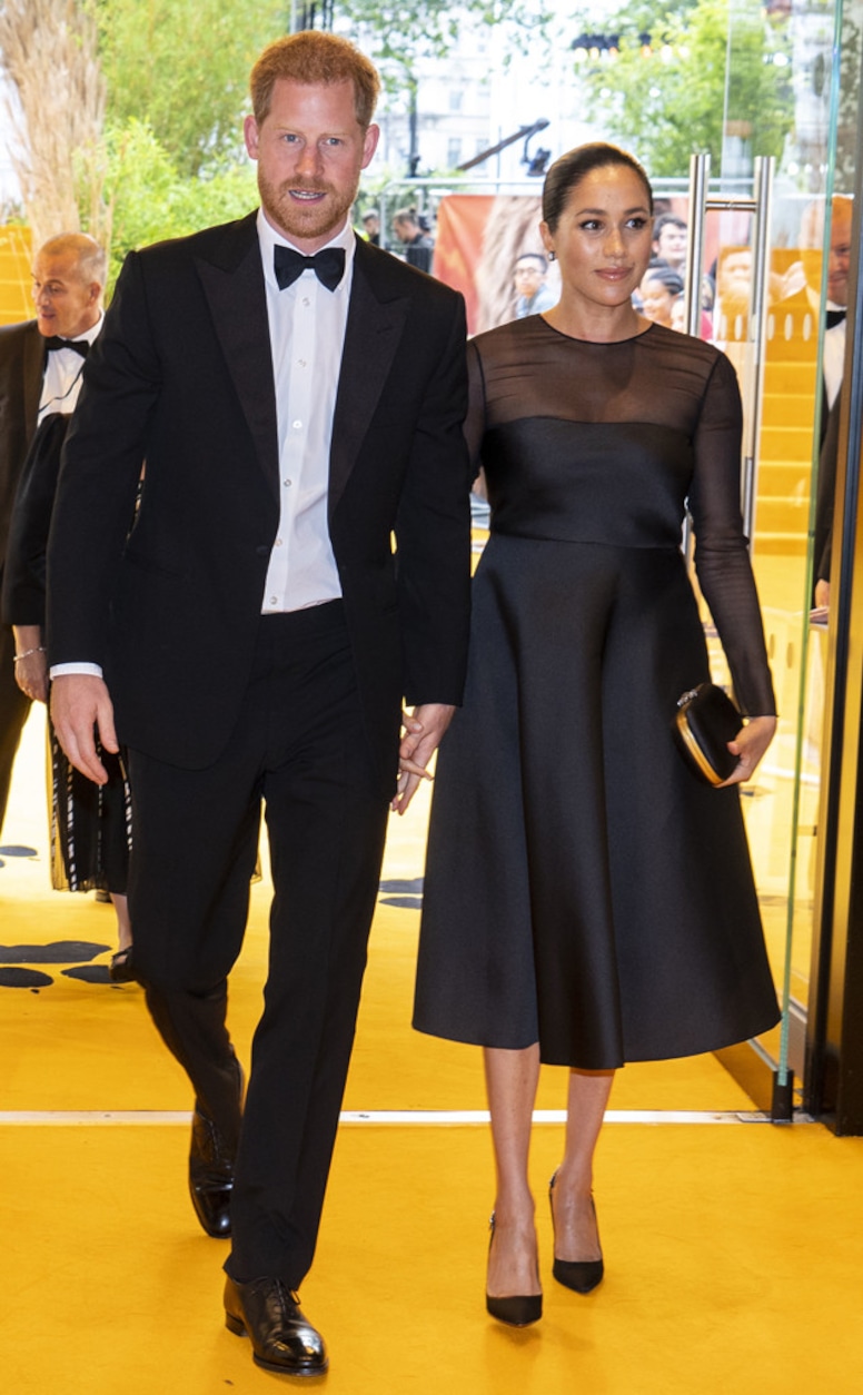 The Lion King London Premiere, Prince Harry, Meghan Markle, Duchess of Sussex