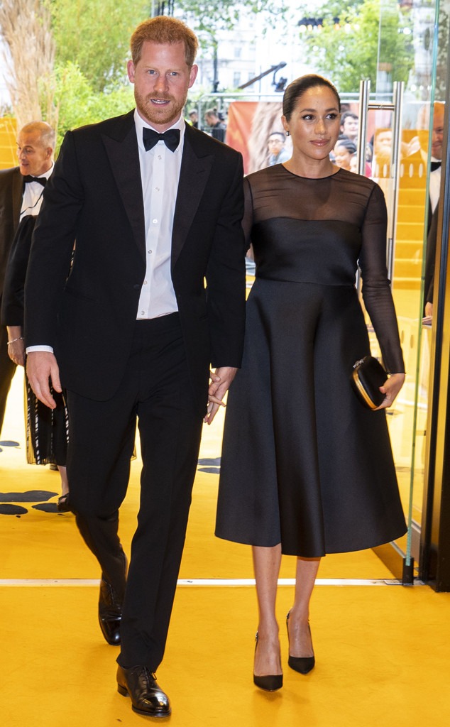 The Lion King London Premiere, Prince Harry, Meghan Markle, Duchess of Sussex