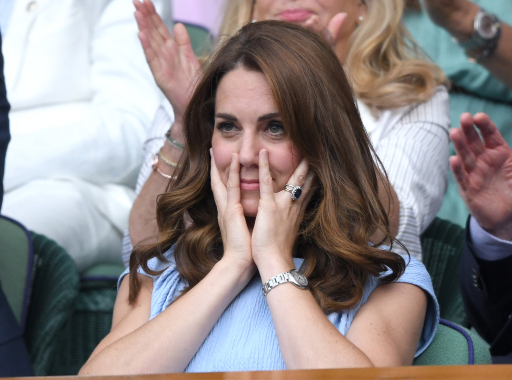 Kate Middleton, Wimbledon Tennis Championships 2019, Facial Expressions at Wimbledon