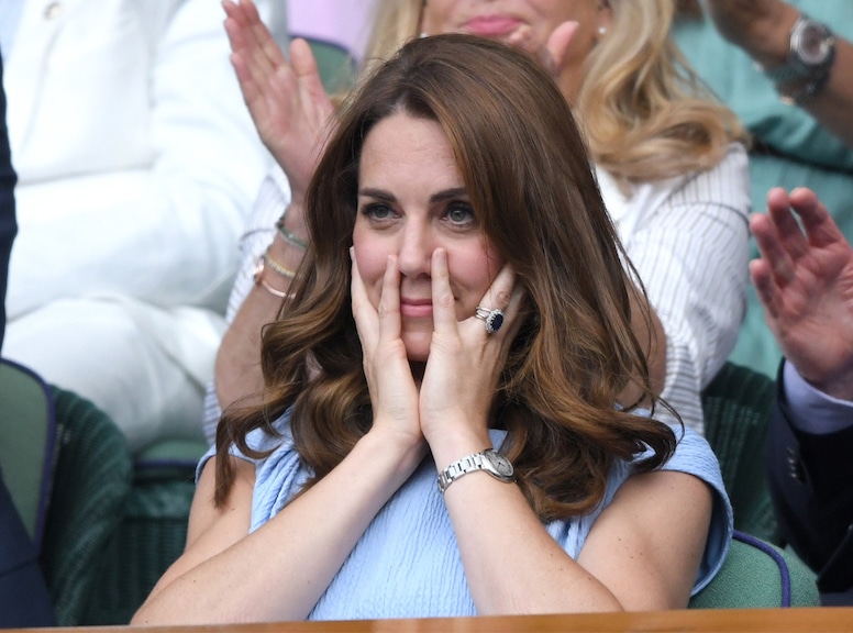 Kate Middleton, Wimbledon Tennis Championships 2019, Facial Expressions at Wimbledon
