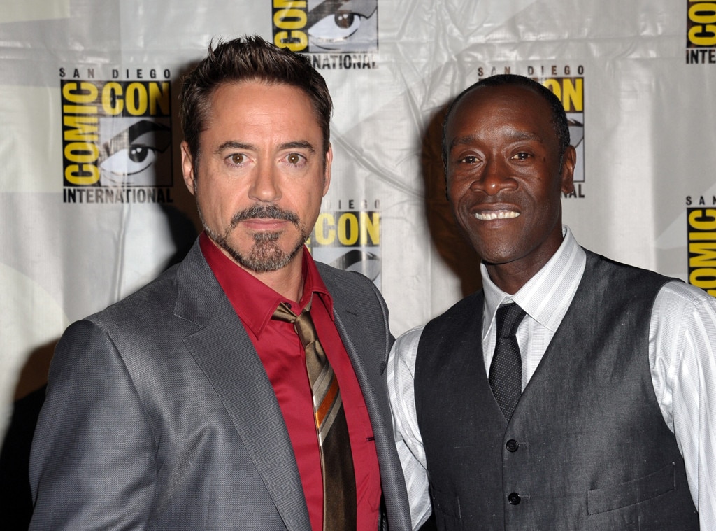 Robert Downey Jr. & Don Cheadle From Look Back At These Marvel Stars ...