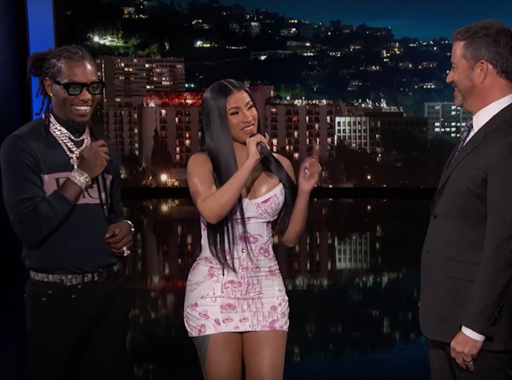 Cardi B, Offset, Jimmy Kimmel