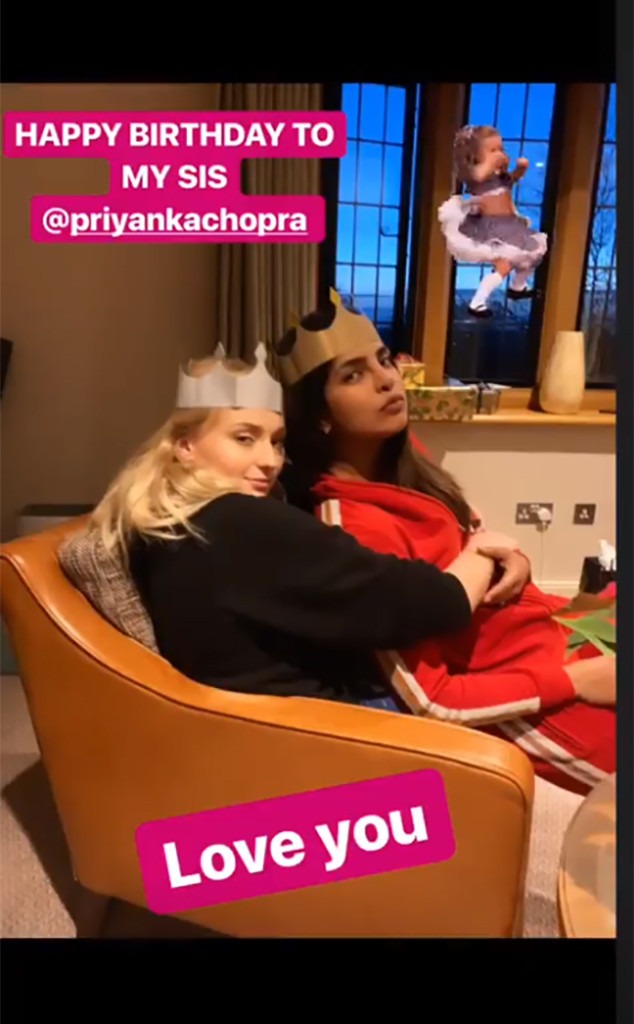 Sophie Turner, Priyanka Chopra, Birthday, Instagram