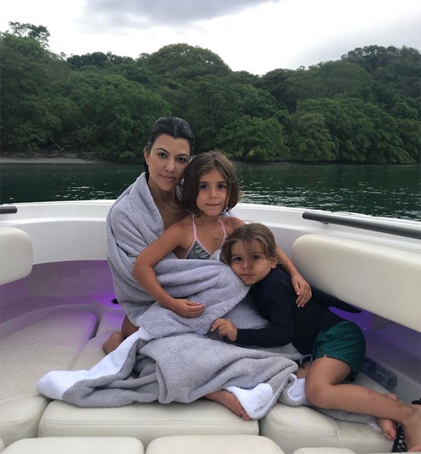 Kourtney Kardashian, Penelope Disick, Reign Disick