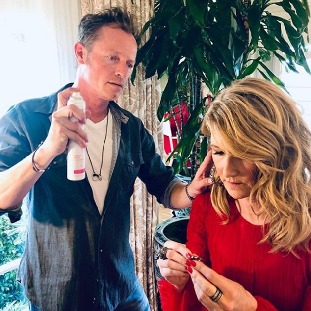 E-comm: How To Get Laura Dern's Big Little Waves - Creighton Bowman Instagram