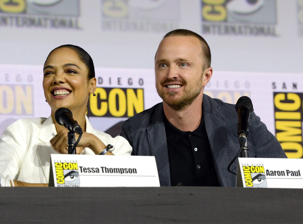 Tessa Thompson & Aaron Paul from Comic-Con 2019: Candid Photos | E! News