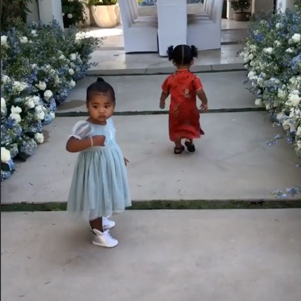 True Thompson Plays With Her Cousins At Great Grandma Mj S 85th